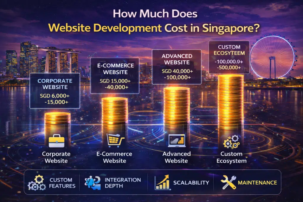 website development cost singapore